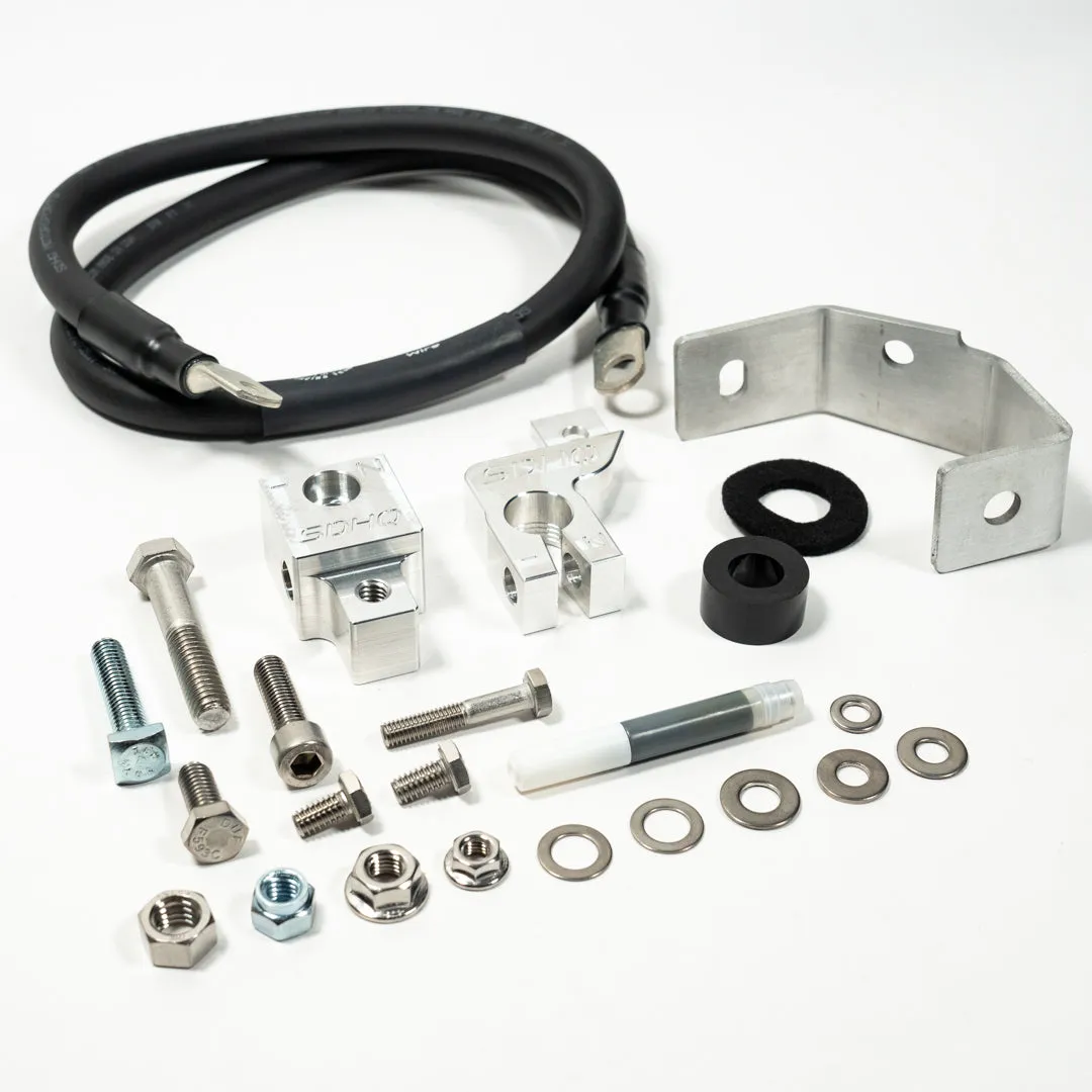 '19-23 SDHQ Built Ford Ranger Billet Battery Terminal and Distribution Kit