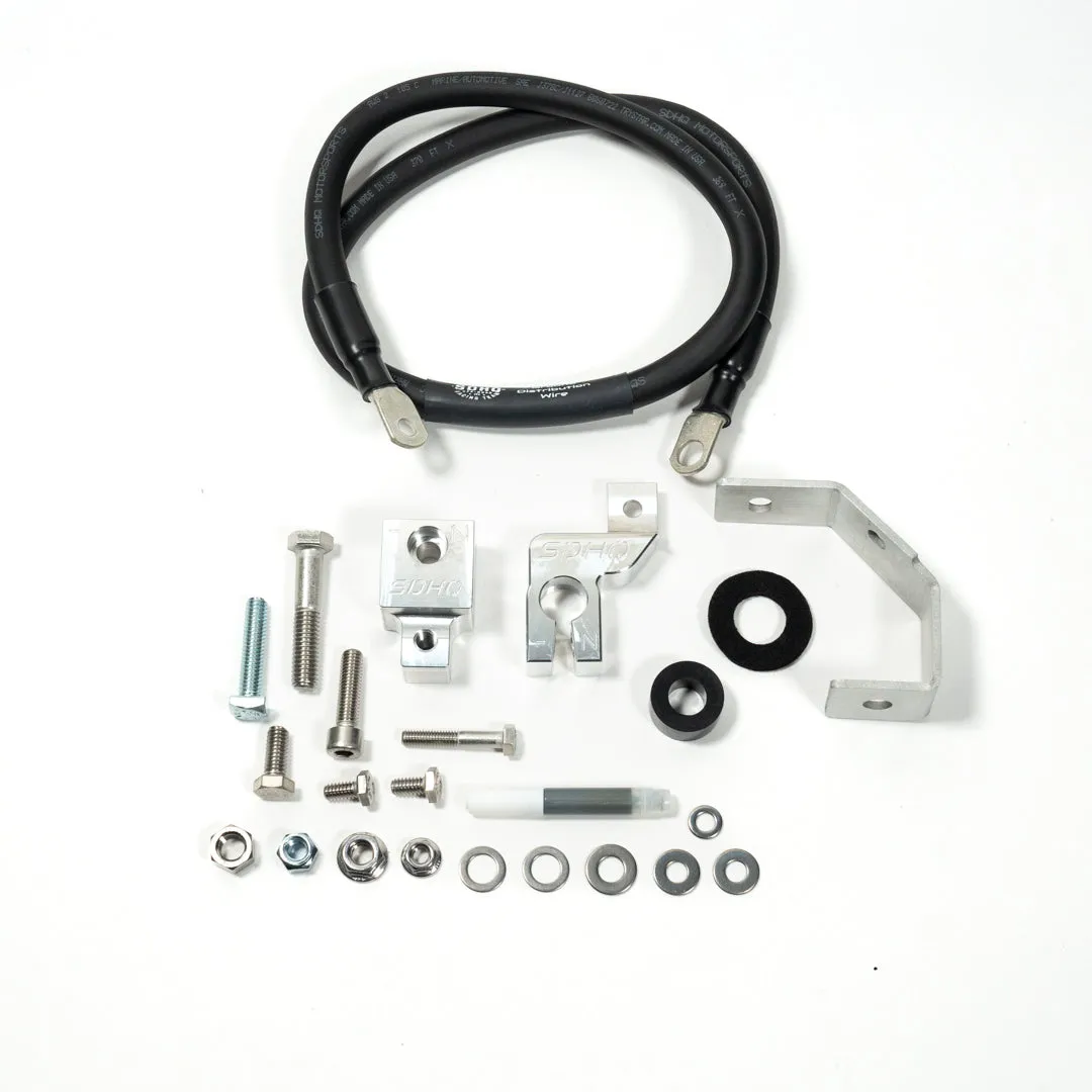 '19-23 SDHQ Built Ford Ranger Billet Battery Terminal and Distribution Kit