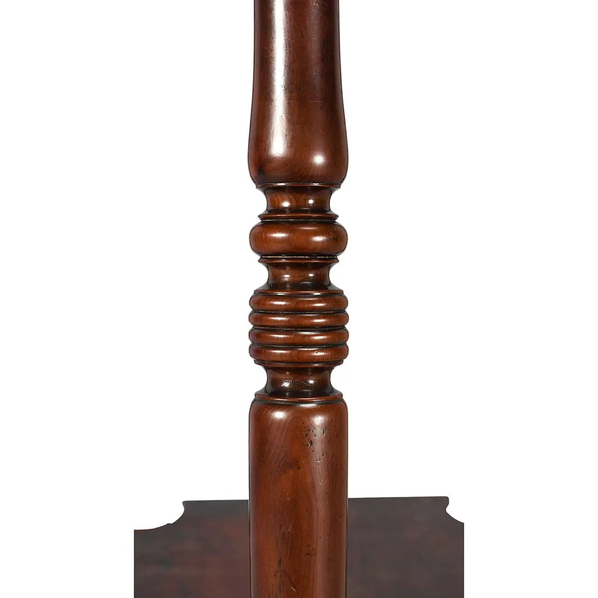 A George III Period Yew Wood Cricket Table