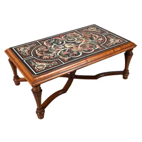 An 18th Century Scagliola Top on Modern Base