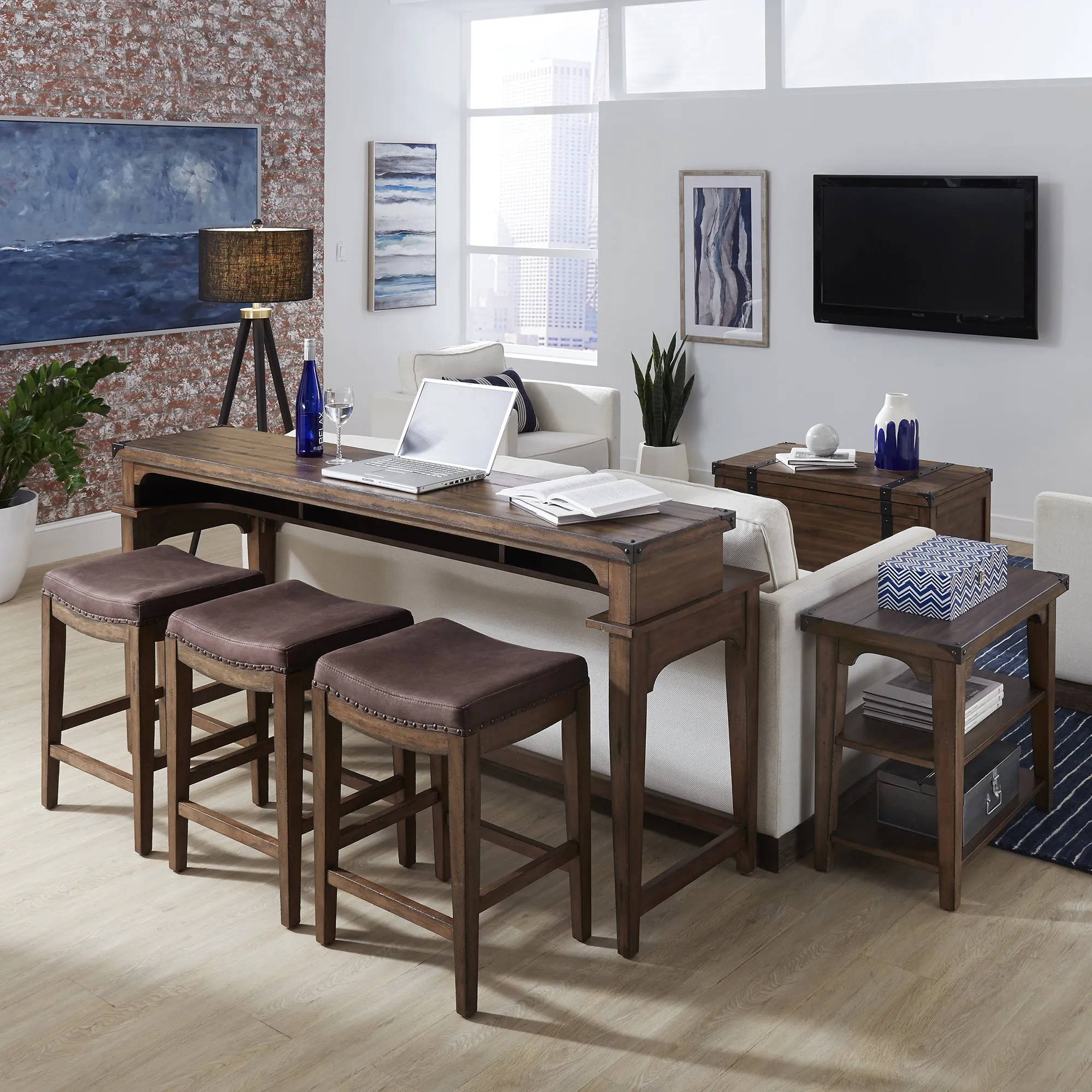 Aspen Skies 416-OT9001 Uph Console Stool
