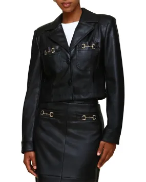 Avec Les Filles Equestrian Detail Blazer