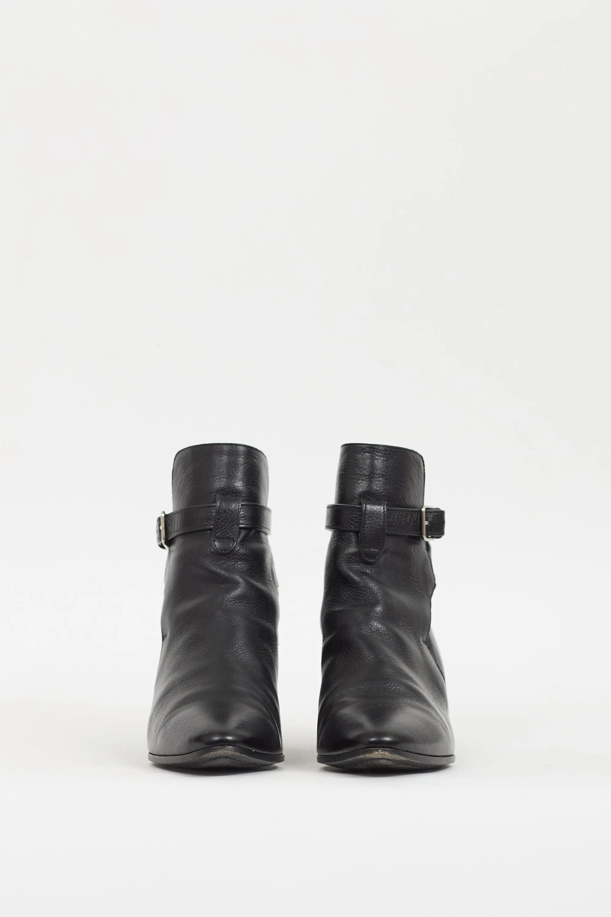 Black Leather Wyatt Jodhpur Boot