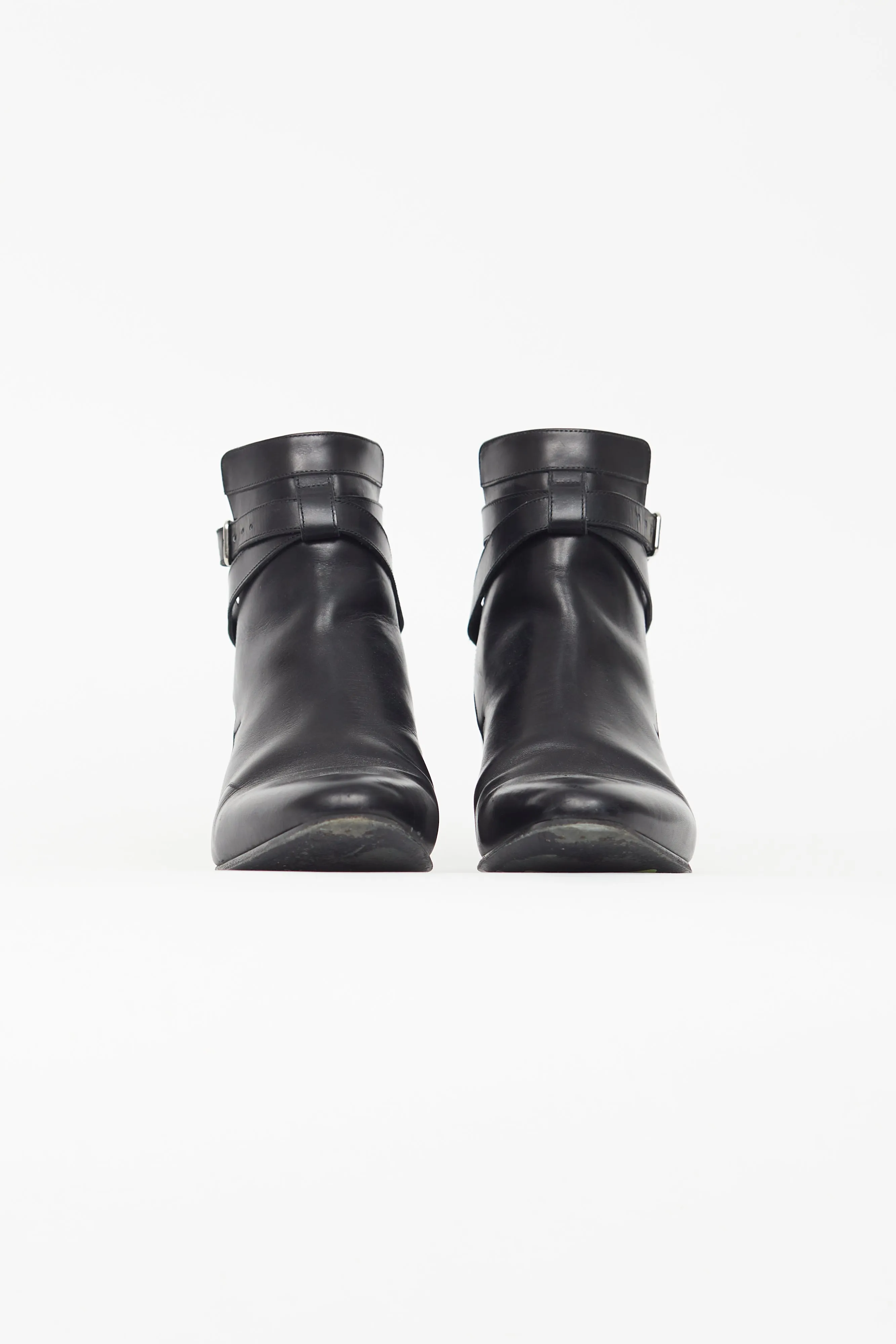 Black Wyatt Jodhpur Leather Boot