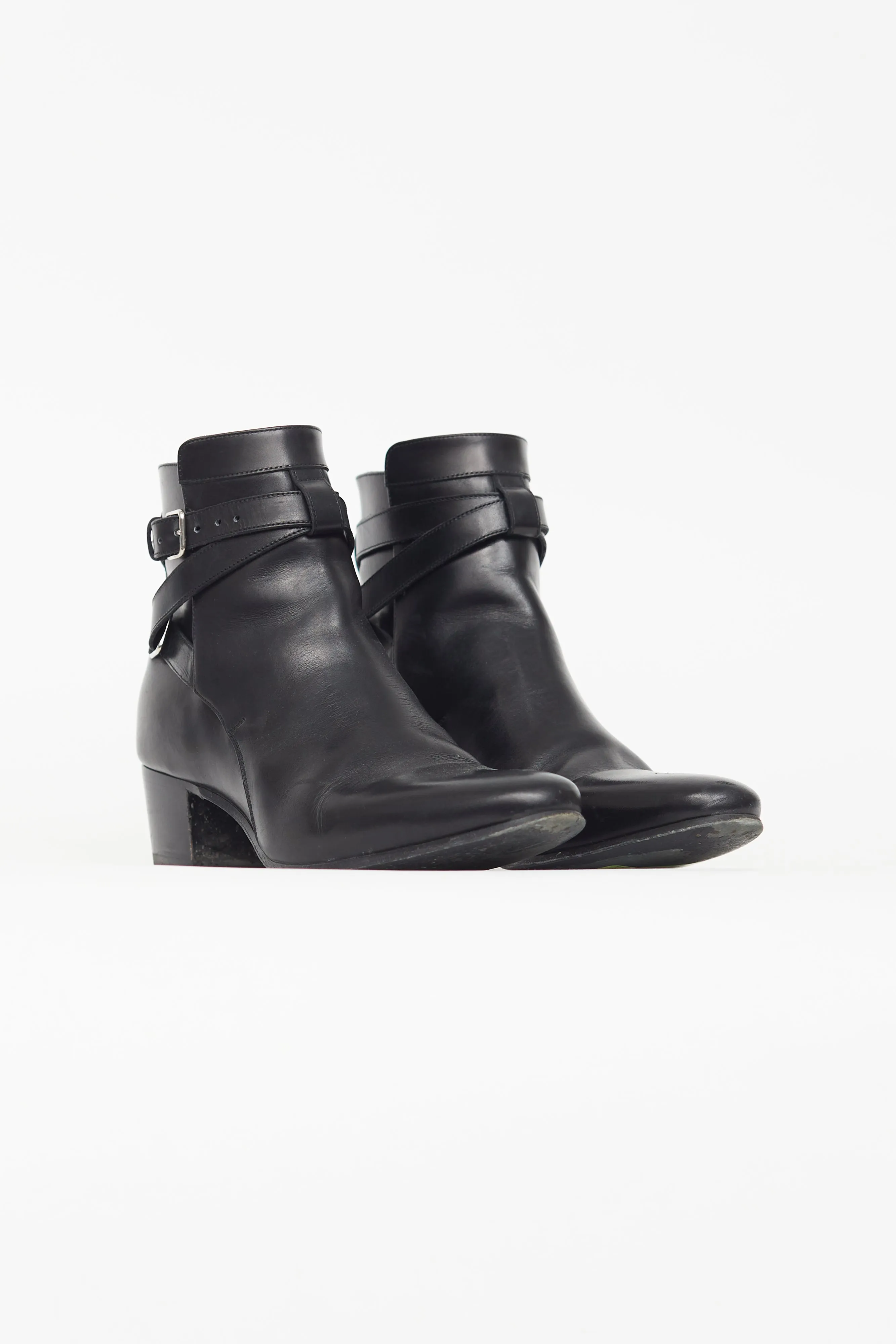 Black Wyatt Jodhpur Leather Boot
