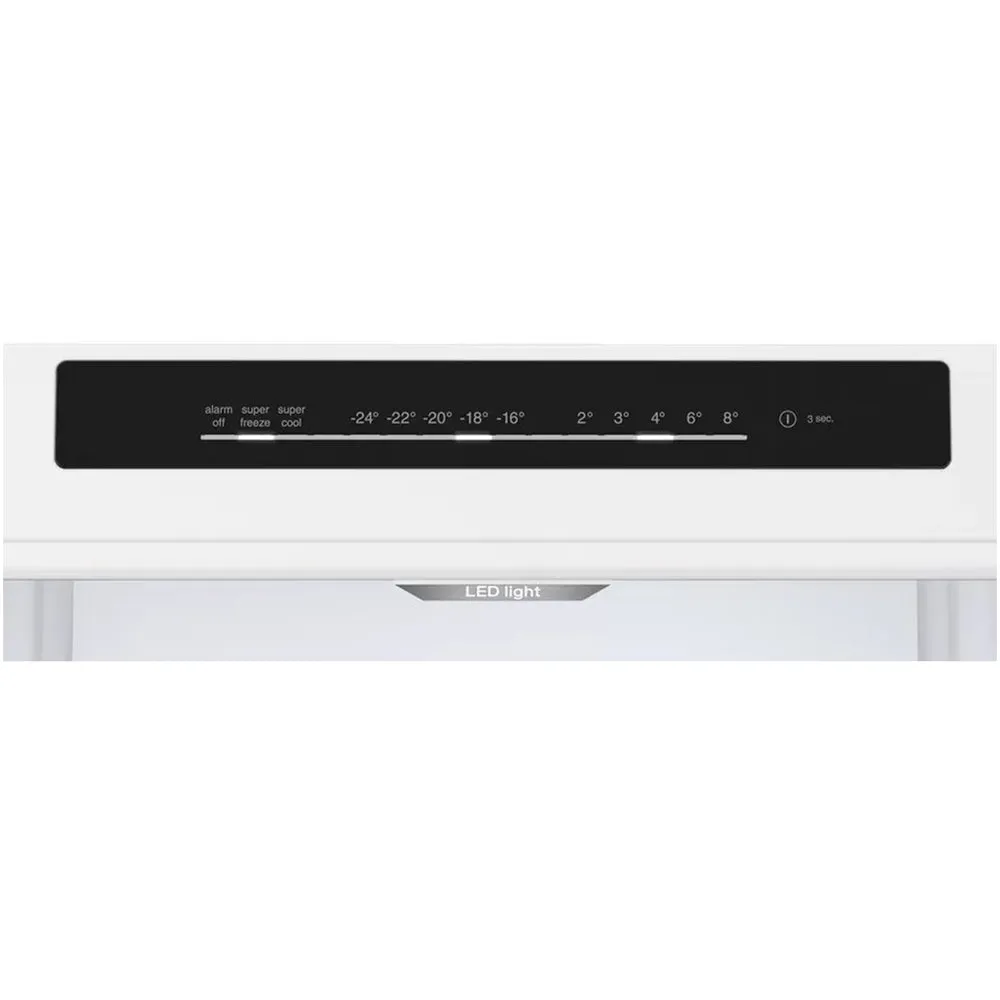 Bosch KGN392LDFG Serie 4 Free-standing fridge-freezer with freezer at bottom 203 x 60 cm Inox-look