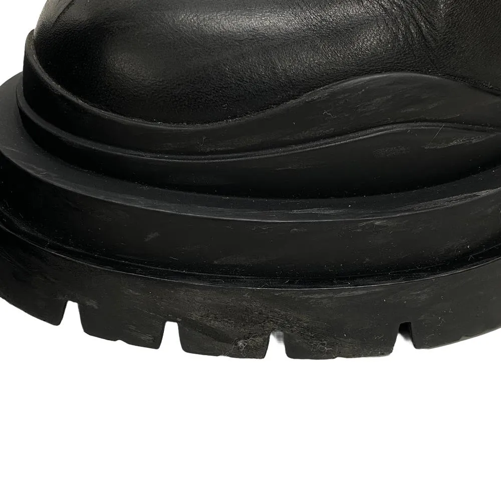 BOTTEGAVENETA boots leather black Side gore boots tire Women 36 Used Authentic