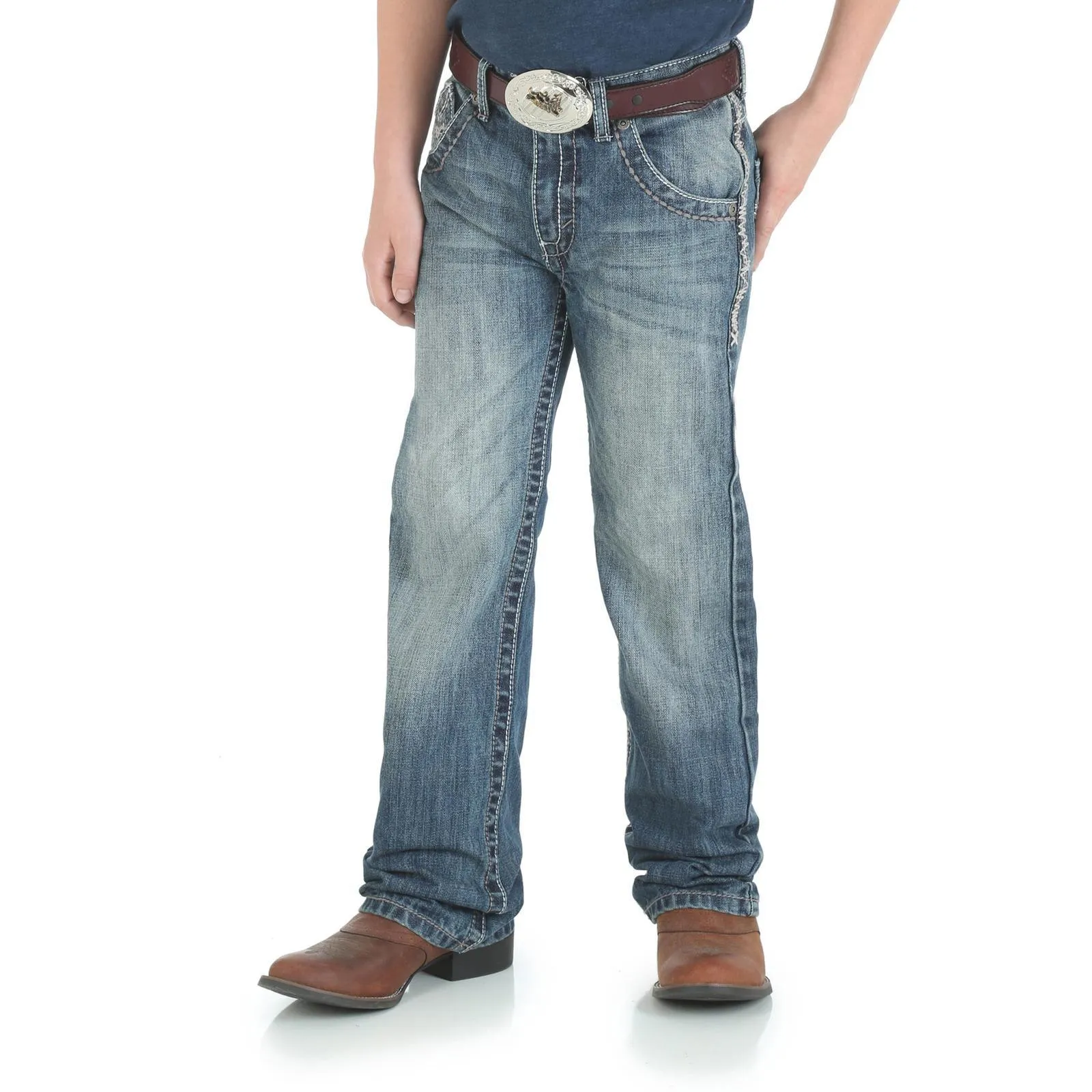 Boy's Wrangler 20X® No. 42 Vintage Boot Jean Boys 1T-7 1042JWXBB