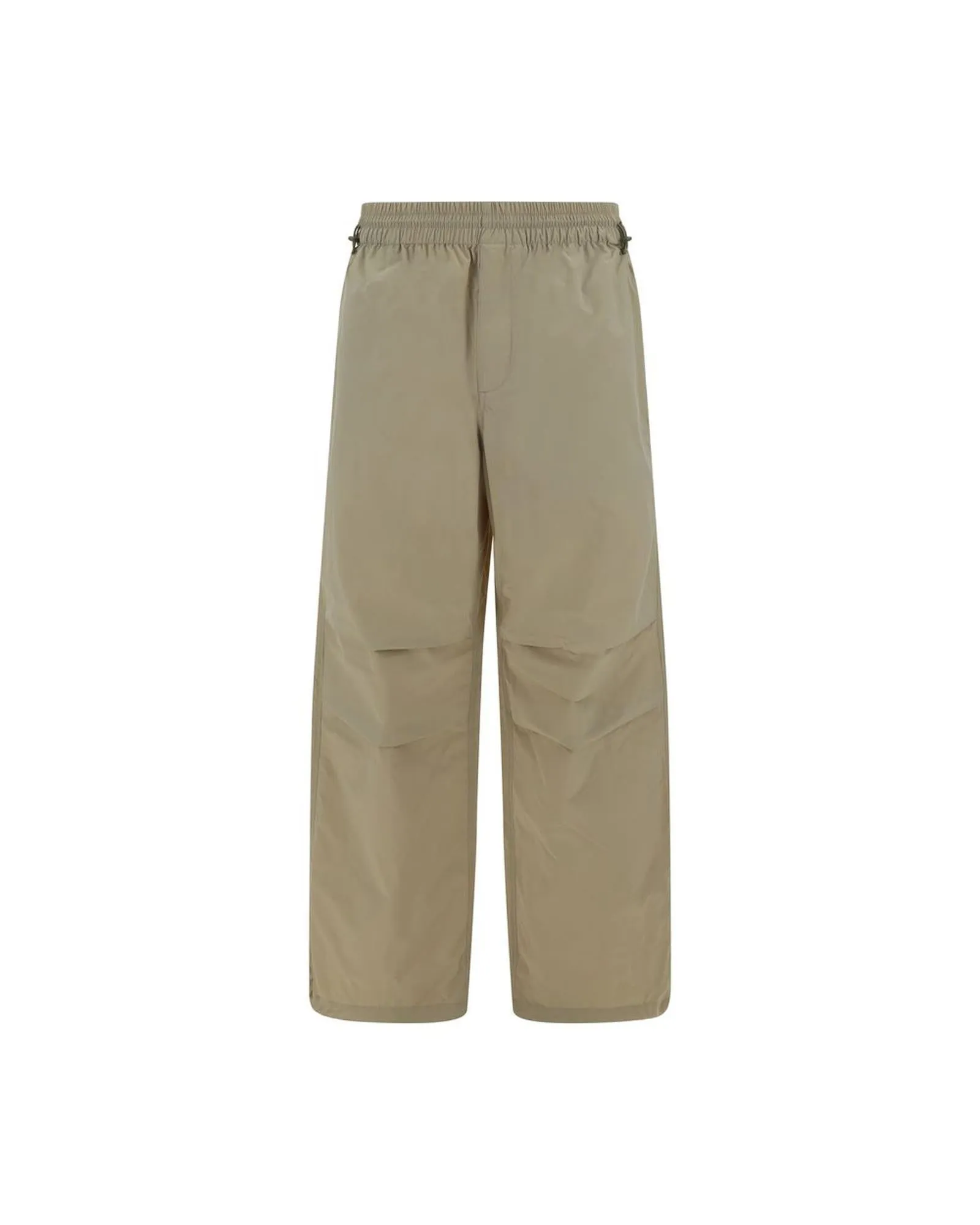 Burberry Elastic Waistband Pants with Zippered Pockets and Adjustable Drawstring Hems