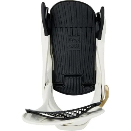 Burton Women's Step On® Escapade Re:Flex Snowboard Bindings White/Gold 2024