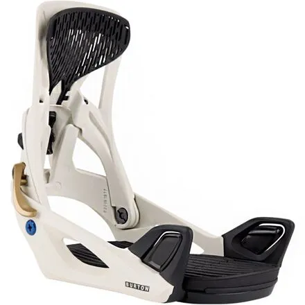 Burton Women's Step On® Escapade Re:Flex Snowboard Bindings White/Gold 2024