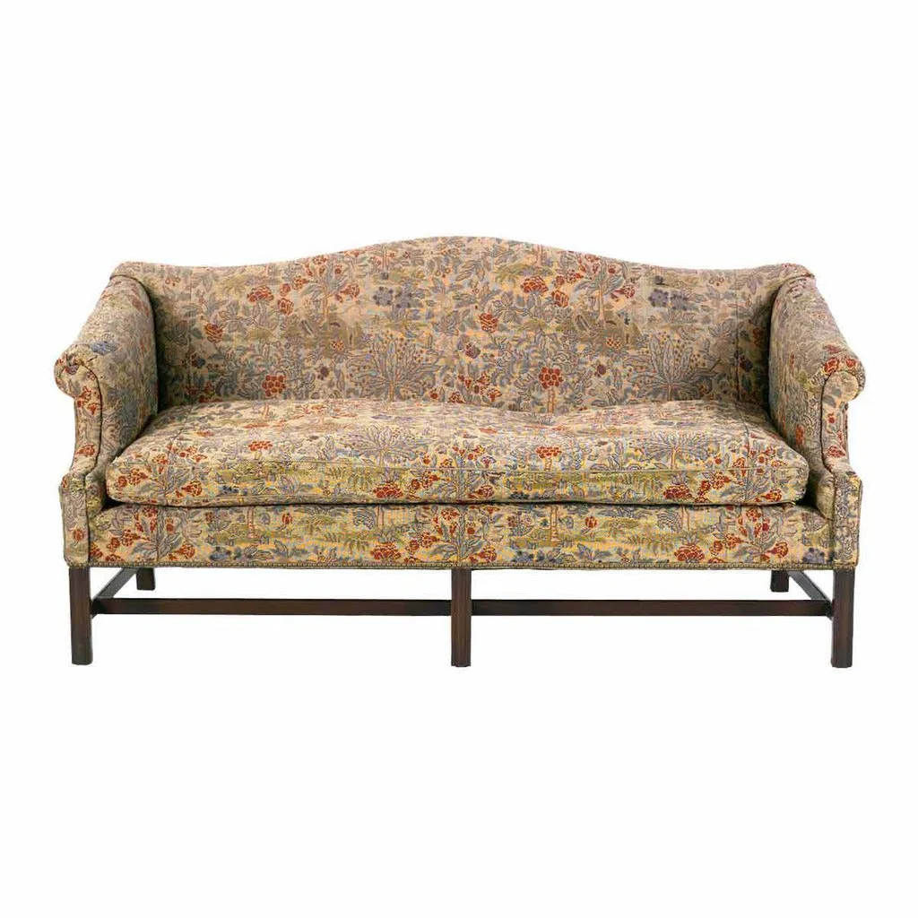 Camelback Sofa in Period Needlework