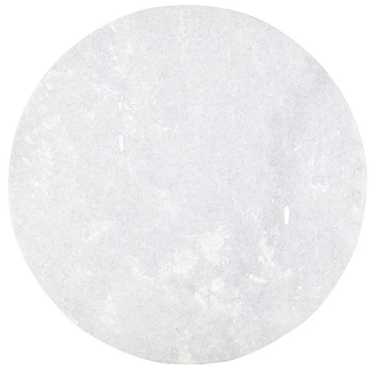 Chantale White Marble Cocktail Table