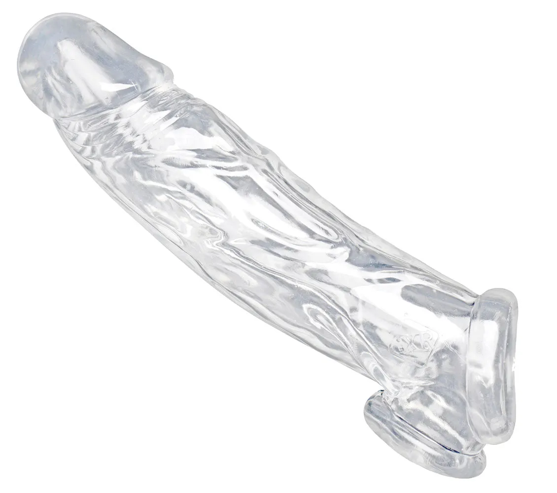 Clear Penis Enhancer & Ball Stretcher: Instant Extra Girth and Length Fun
