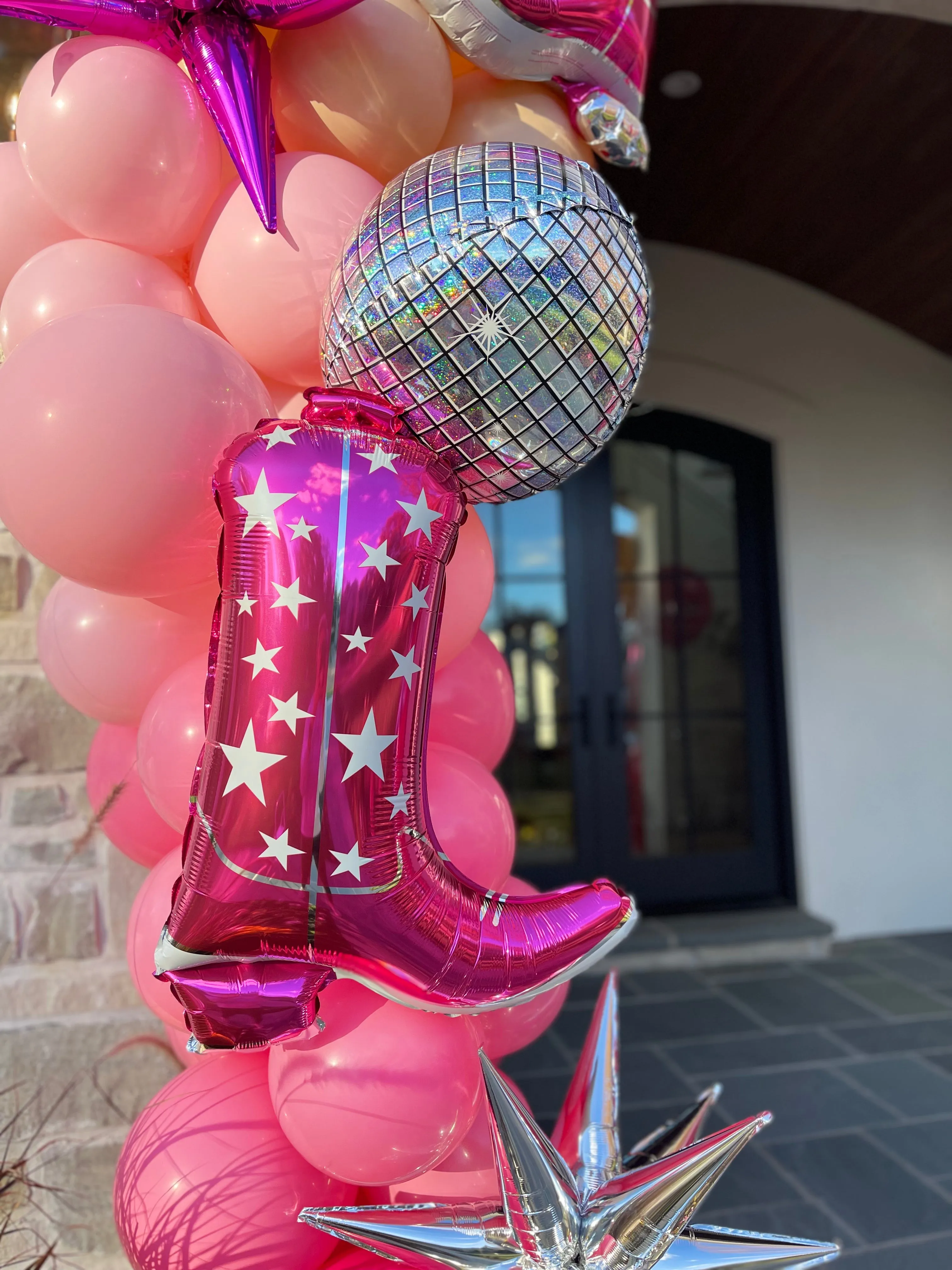 Cowgirly Boot Foil Balloon