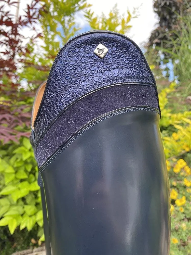 Custom DeNiro Bellini - Brushed Blue with Blue BG & Stardust Luna Top