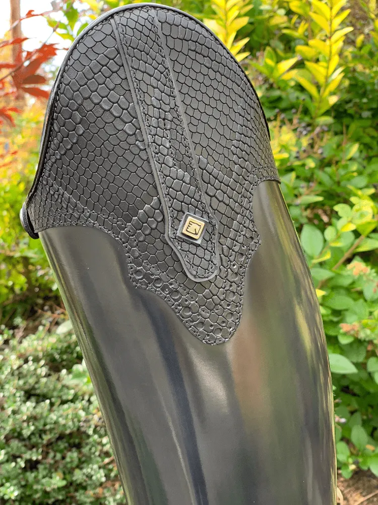 Custom DeNiro Bellini Dressage Boot - Regal Python Big Straps
