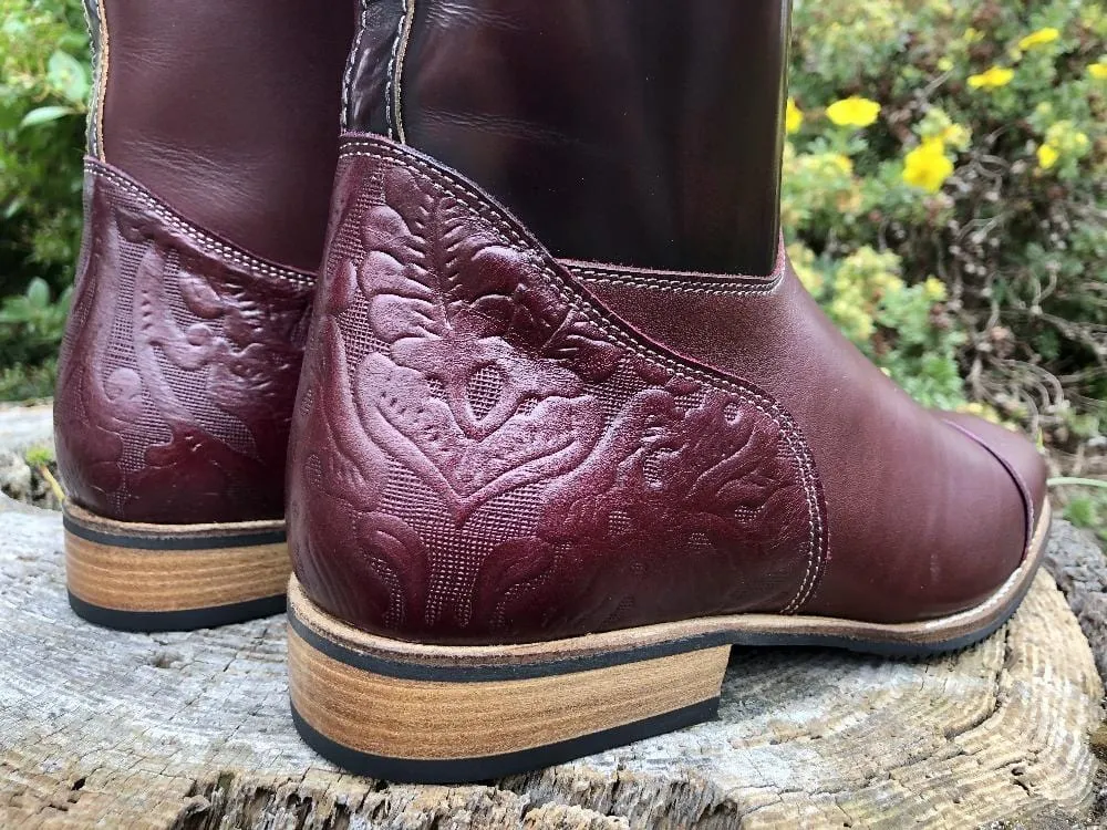 Custom DeNiro Raffaello Boot - Brushed Bordeaux with EMS Mosto Erika Top