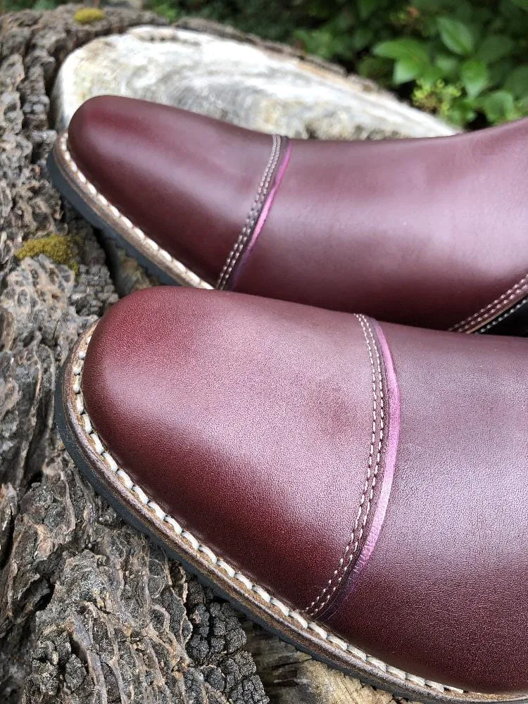 Custom DeNiro Raffaello Boot - Brushed Bordeaux with EMS Mosto Erika Top