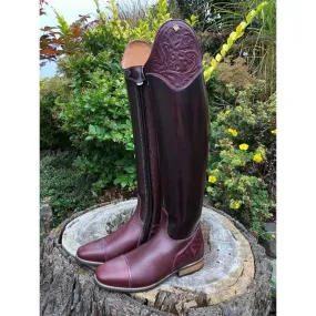 Custom DeNiro Raffaello Boot - Brushed Bordeaux with EMS Mosto Erika Top