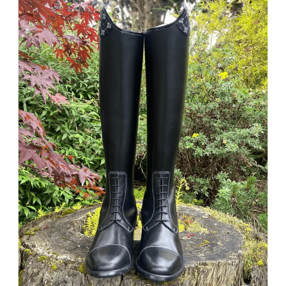 *Custom DeNiro Salentino Field Boot - Black and Fortuna Black - 39 MA/XS