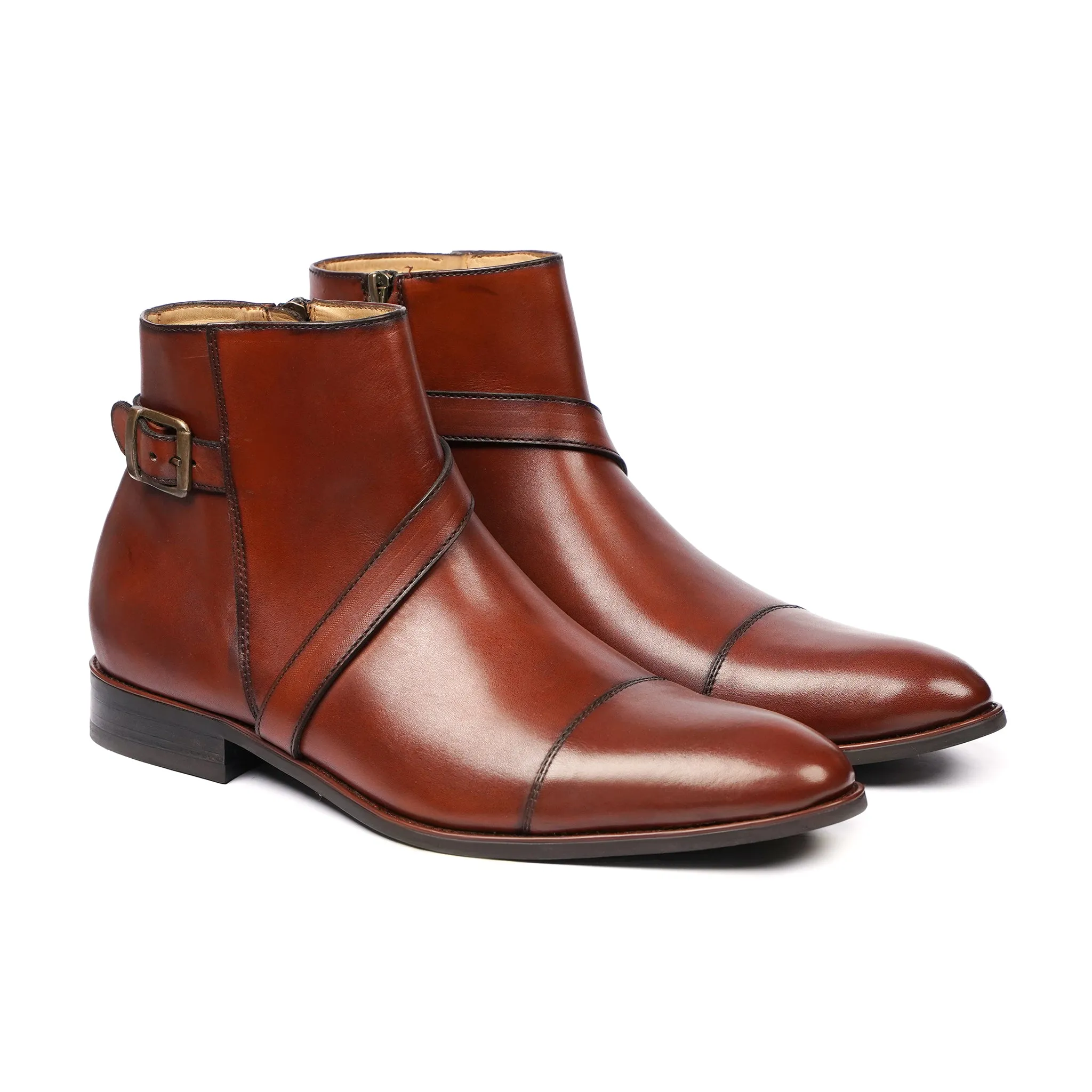 Eastwood - Men's Brown Calf Leather Jodhpur Boot