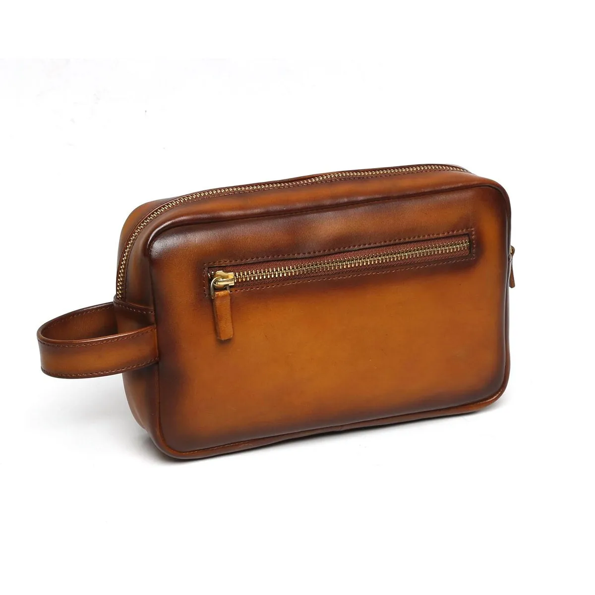 Embossed Lion Tan Leather Kit