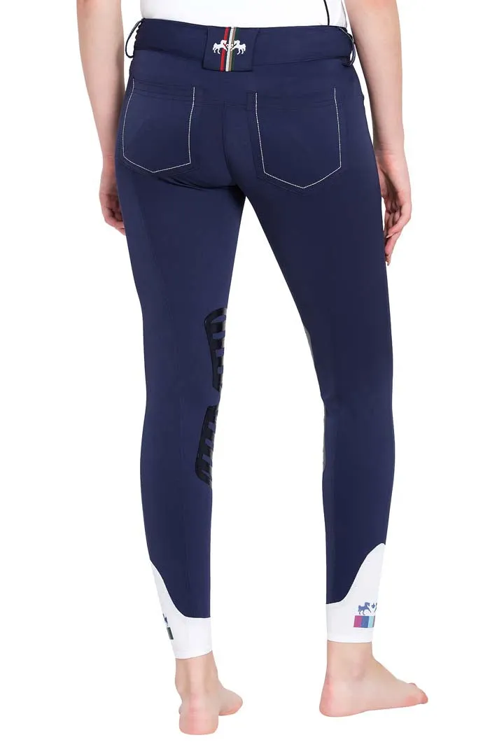 Equine Couture Ladies Darsy Silicone Knee Patch Breeches