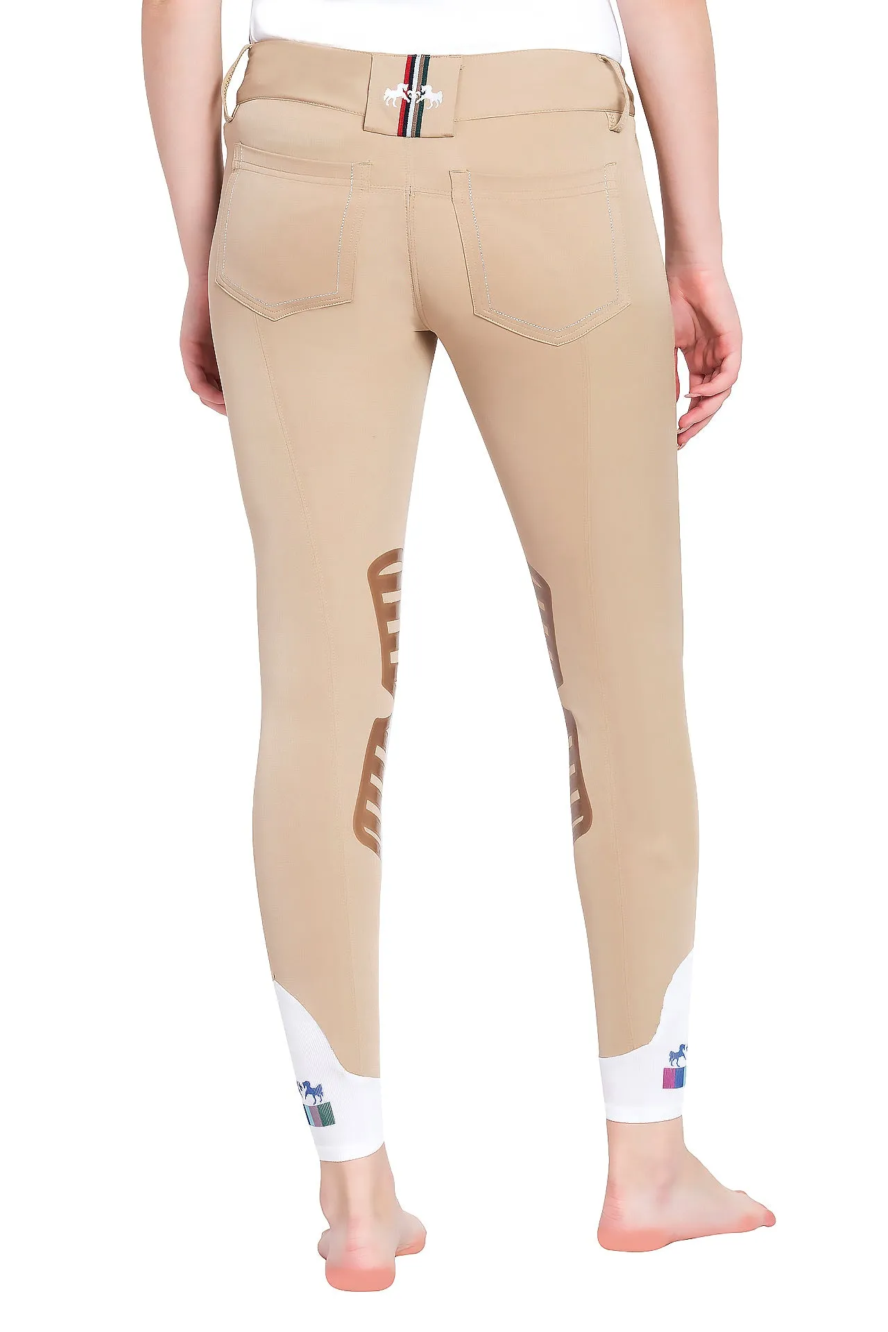 Equine Couture Ladies Darsy Silicone Knee Patch Breeches