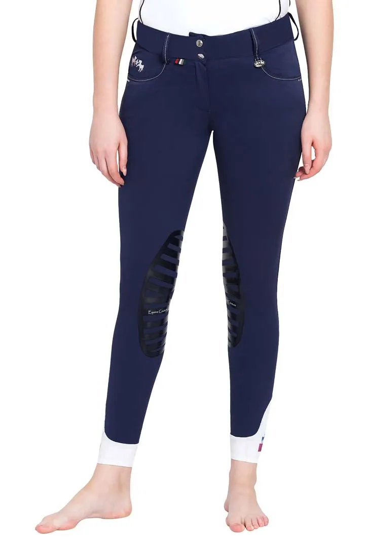 Equine Couture Ladies Darsy Silicone Knee Patch Breeches