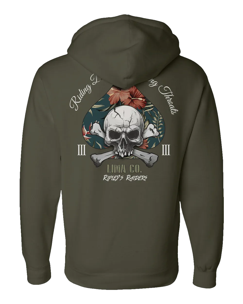 F400: "Riding Boats & Slicing Throats" Everyday Hoodie (USMC 3/3 Lima Co)