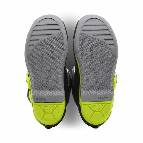 FOX YOUTH COMP BOOT GREY/YELLOW