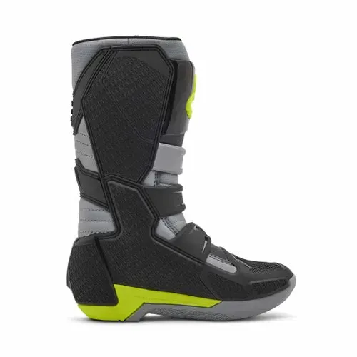 FOX YOUTH COMP BOOT GREY/YELLOW