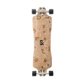 GoldCoast Rad & Happy 36" Drop Through Longboard