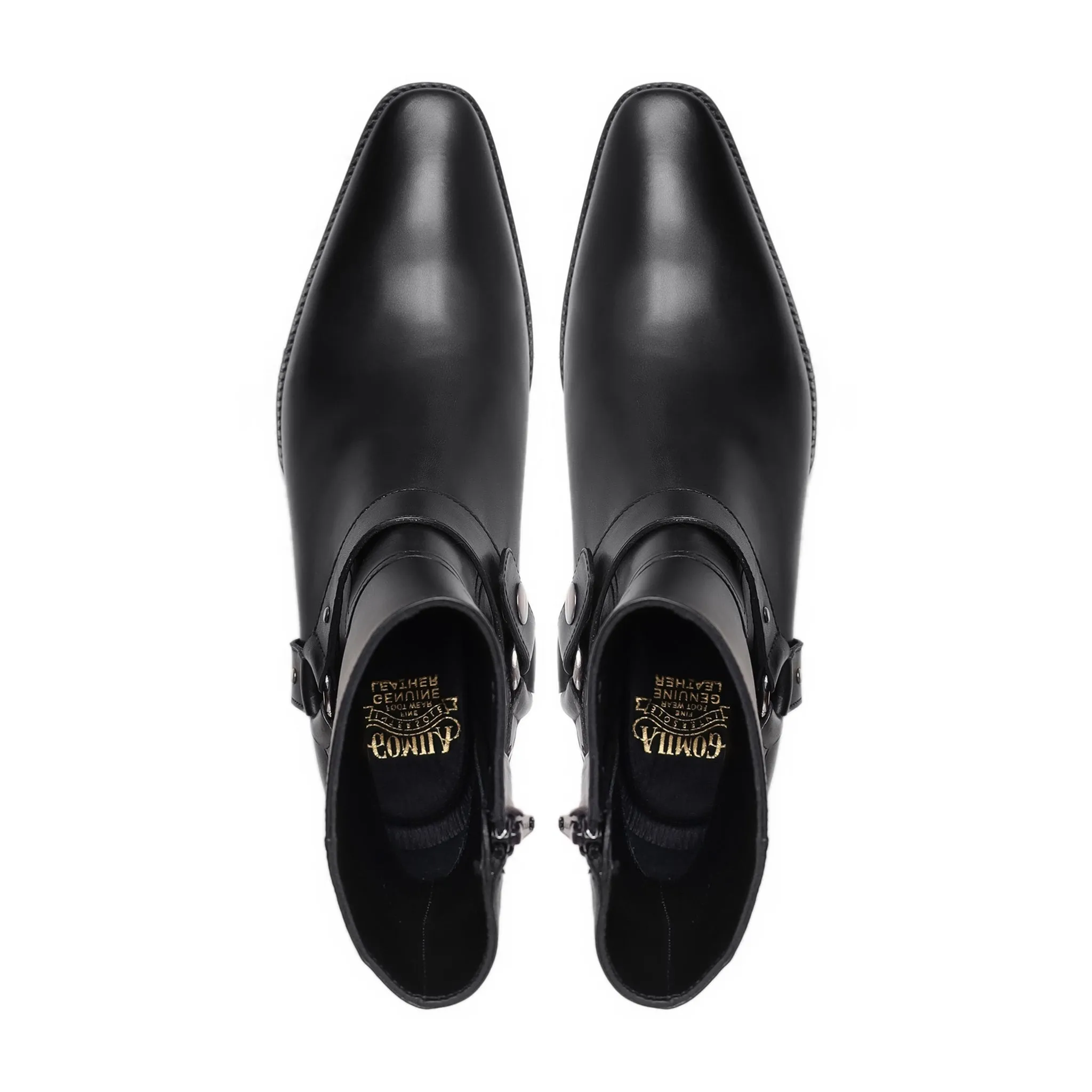 Grayson - Men's Black Calf Leather Jodhpur Boot