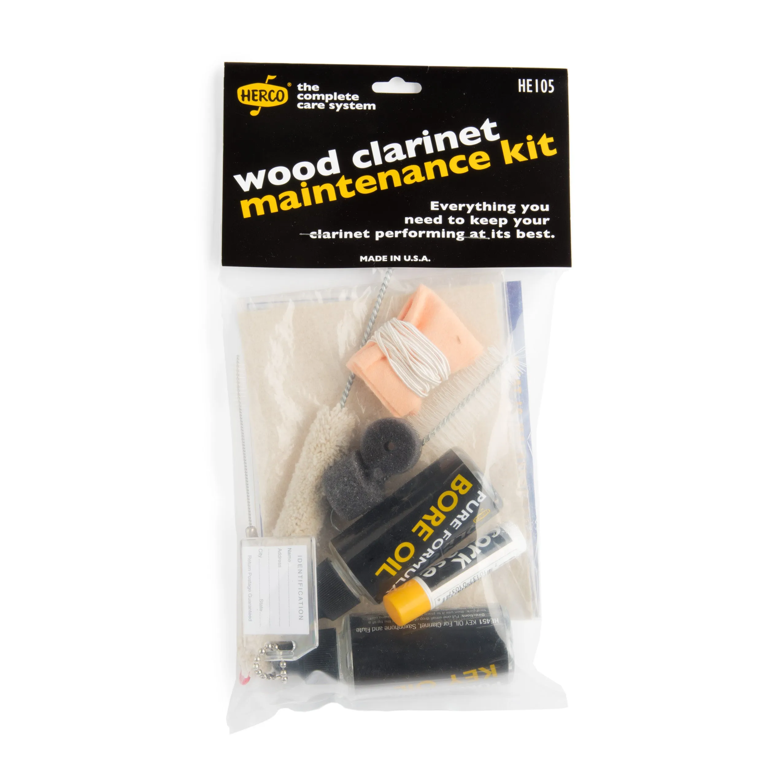 HERCO WOOD CLARINET CARE KITS