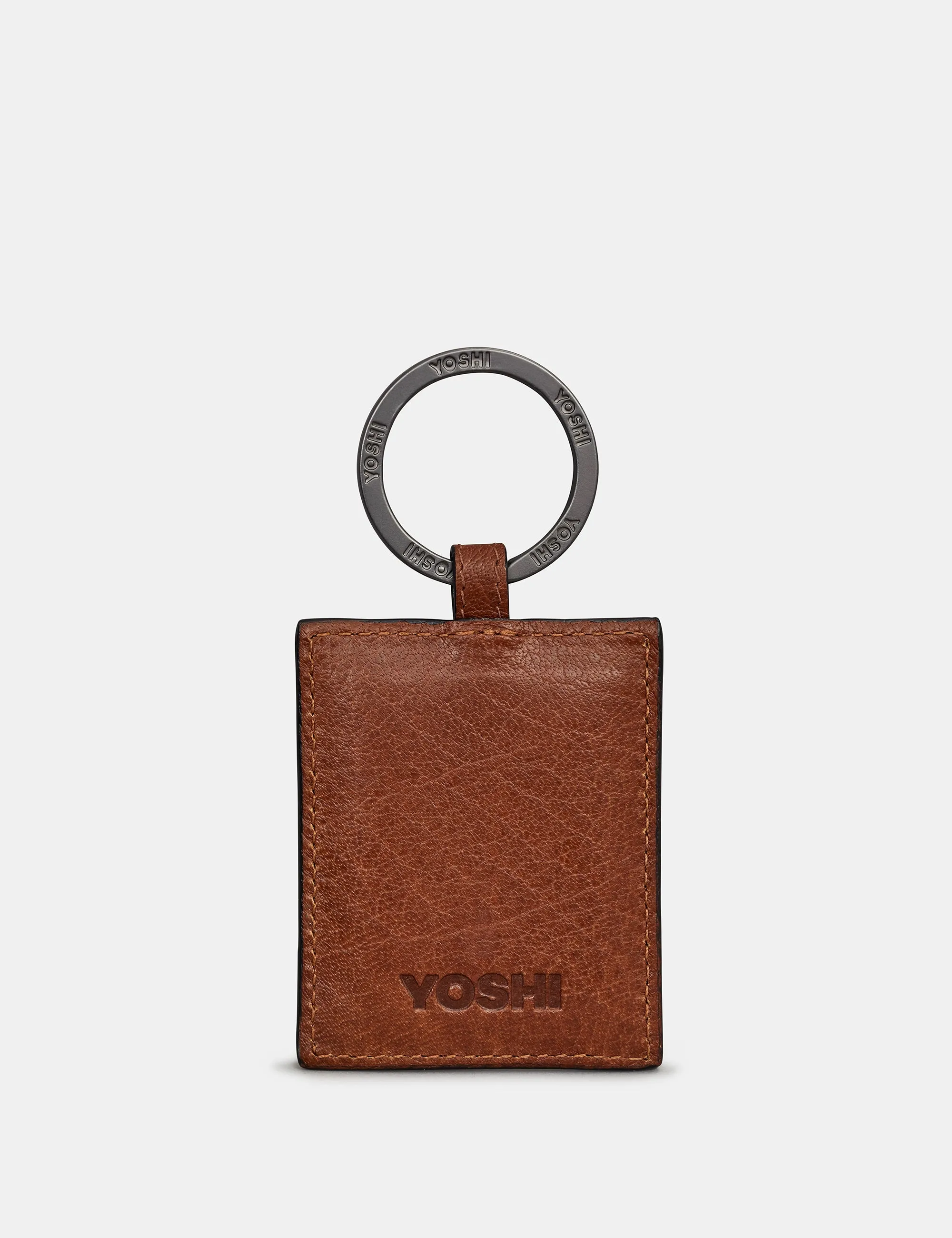 Herd of Horses Leather Keyring