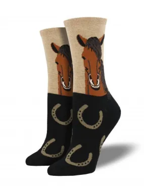 Horse Portrait Socks (Women's)