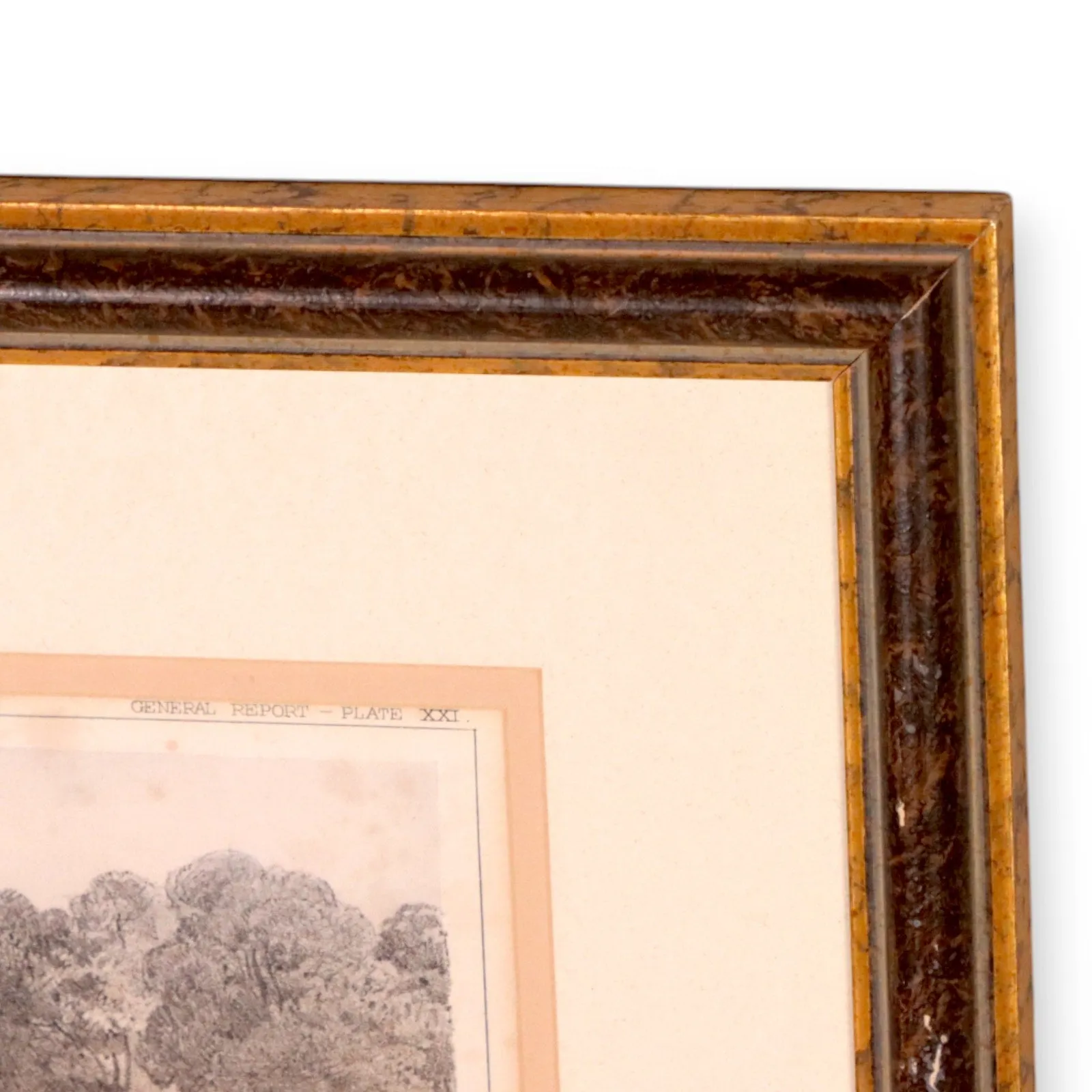 John Mix Stanley Distribution of Goods to Indians USPRR 21x16 Litho Antique 1860