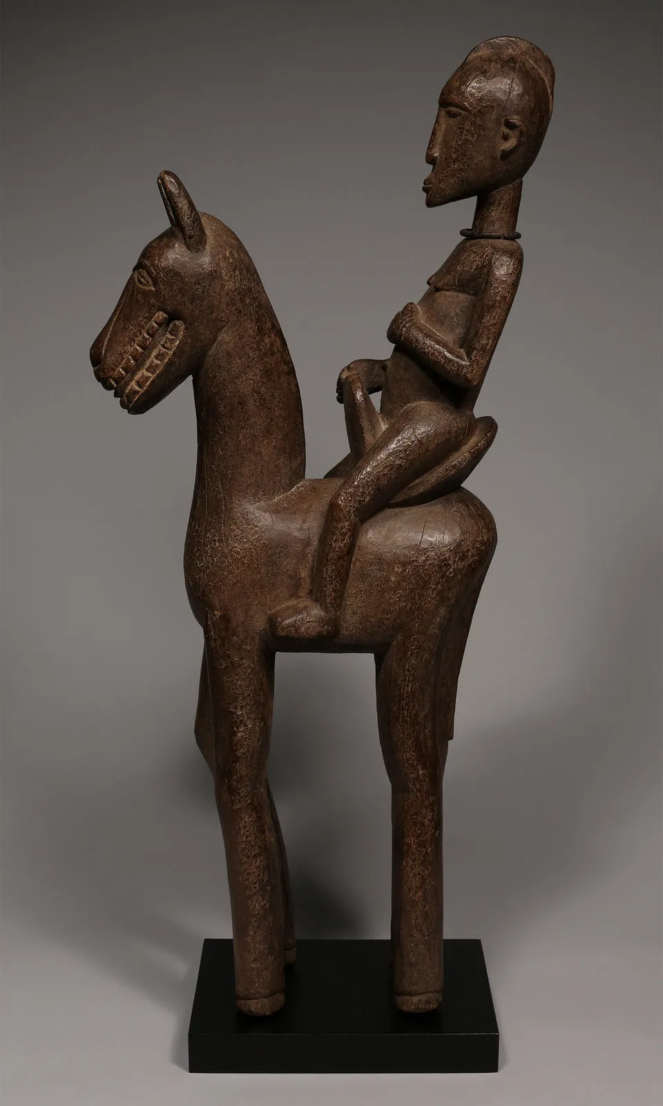 Large Dogon Equestrian Figure,Dogon Tribe, Mali Wood