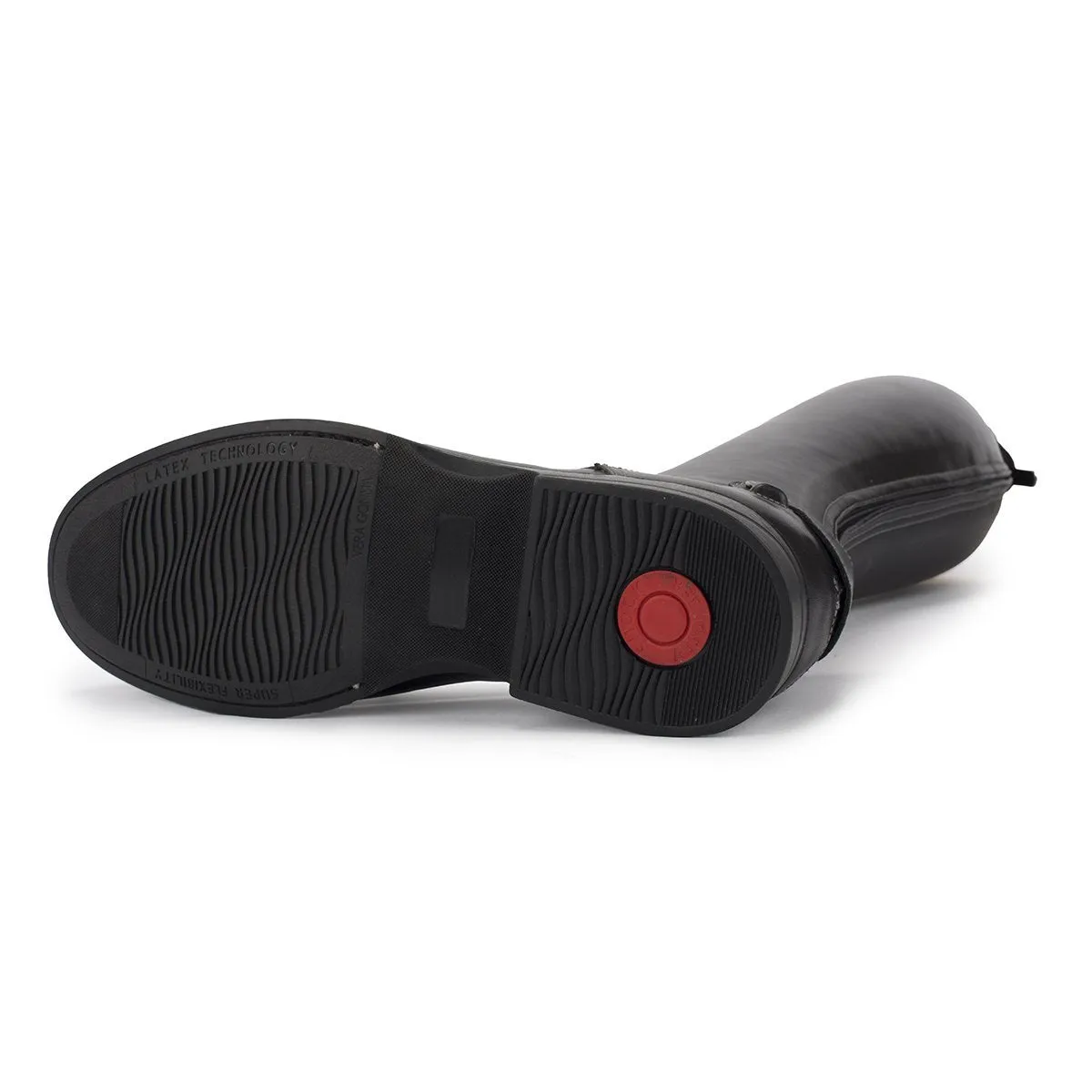 LEONARDO<br>Standard riding boot in black calfskin [40 - 45]