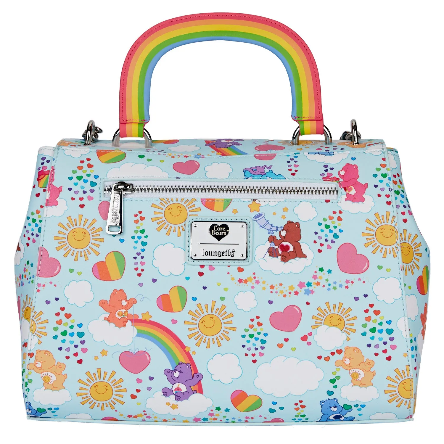 LF Care Bears AOP Rainbow Handle CrossBody