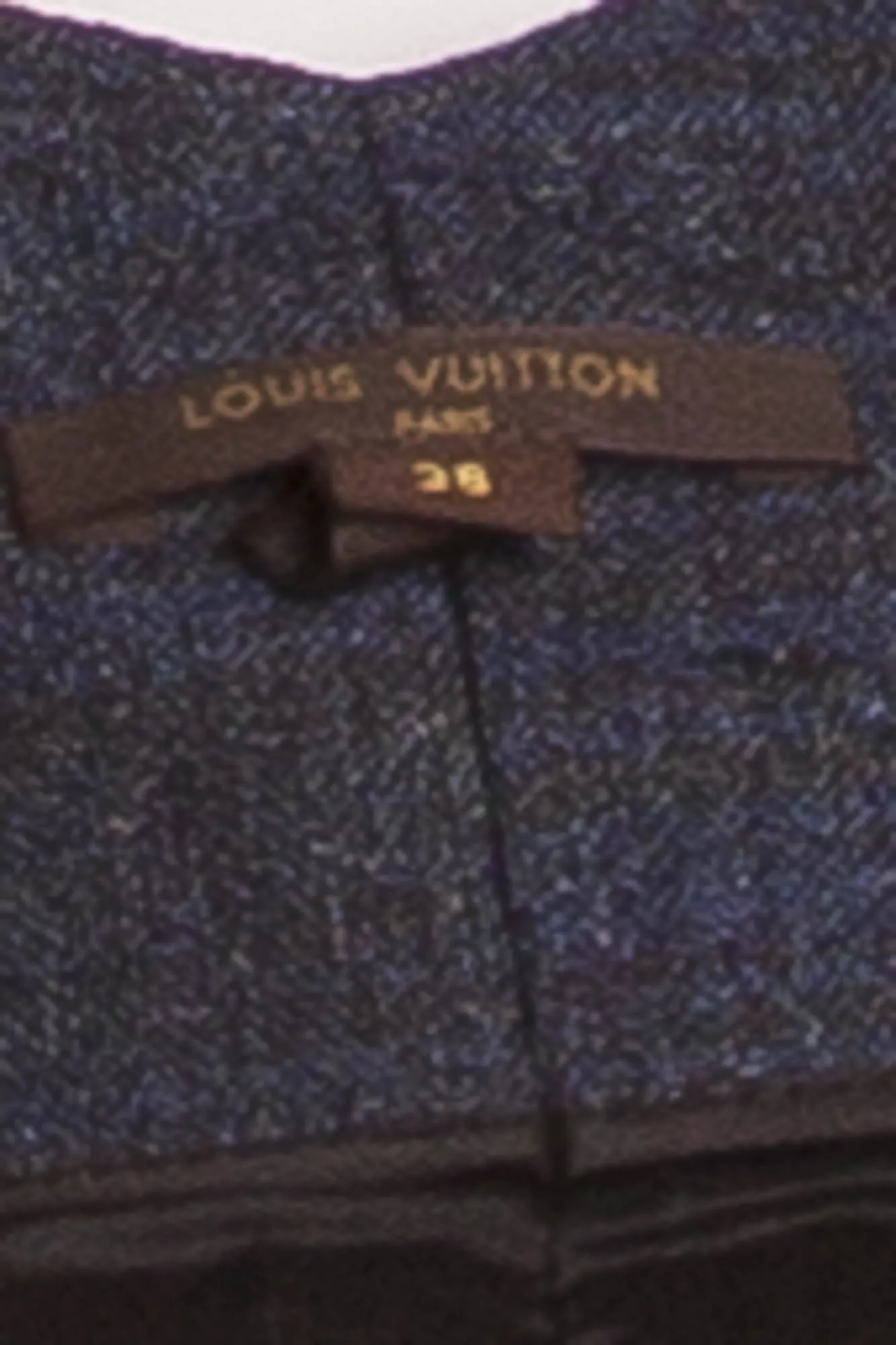 Louis Vuitton - Editorial, From the Iconic Fall 2011 Runway Collection - New Blue Jodhpur Style Pants with Red Trim- FR 38