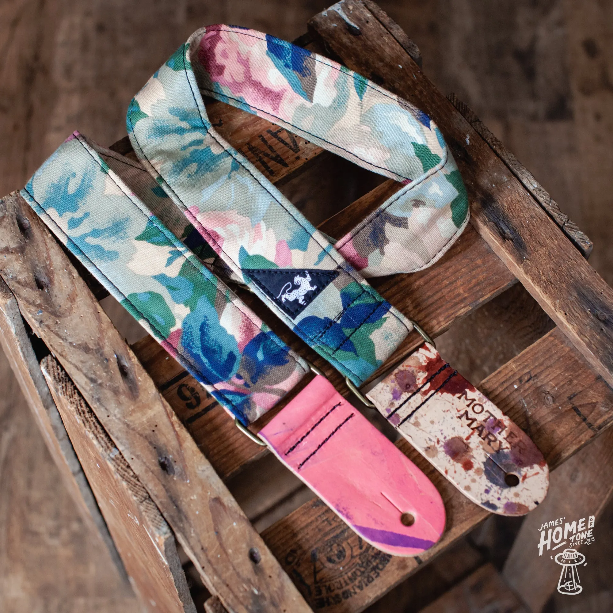 Mother Mary Company handmade guitar strap -  'Mcbride'