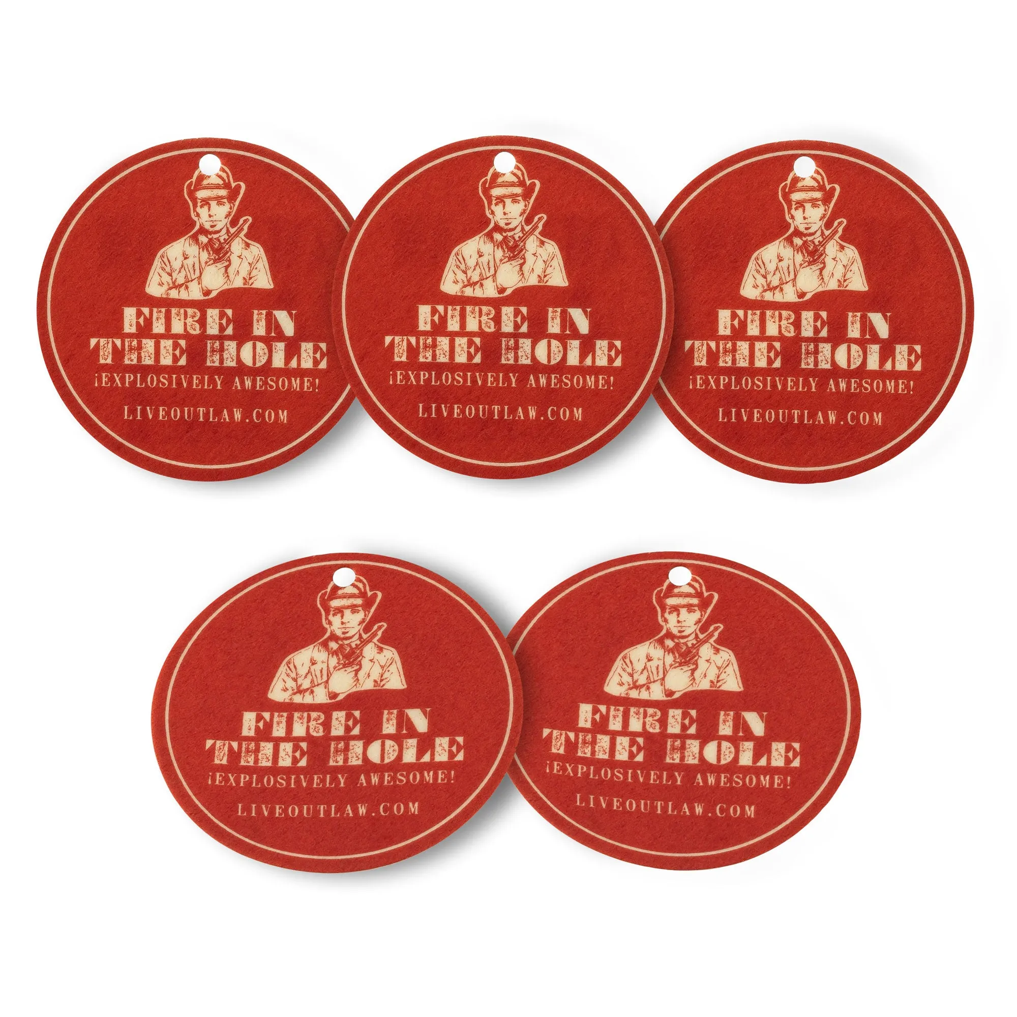 Multi-Pack of Outlaw Air Fresheners