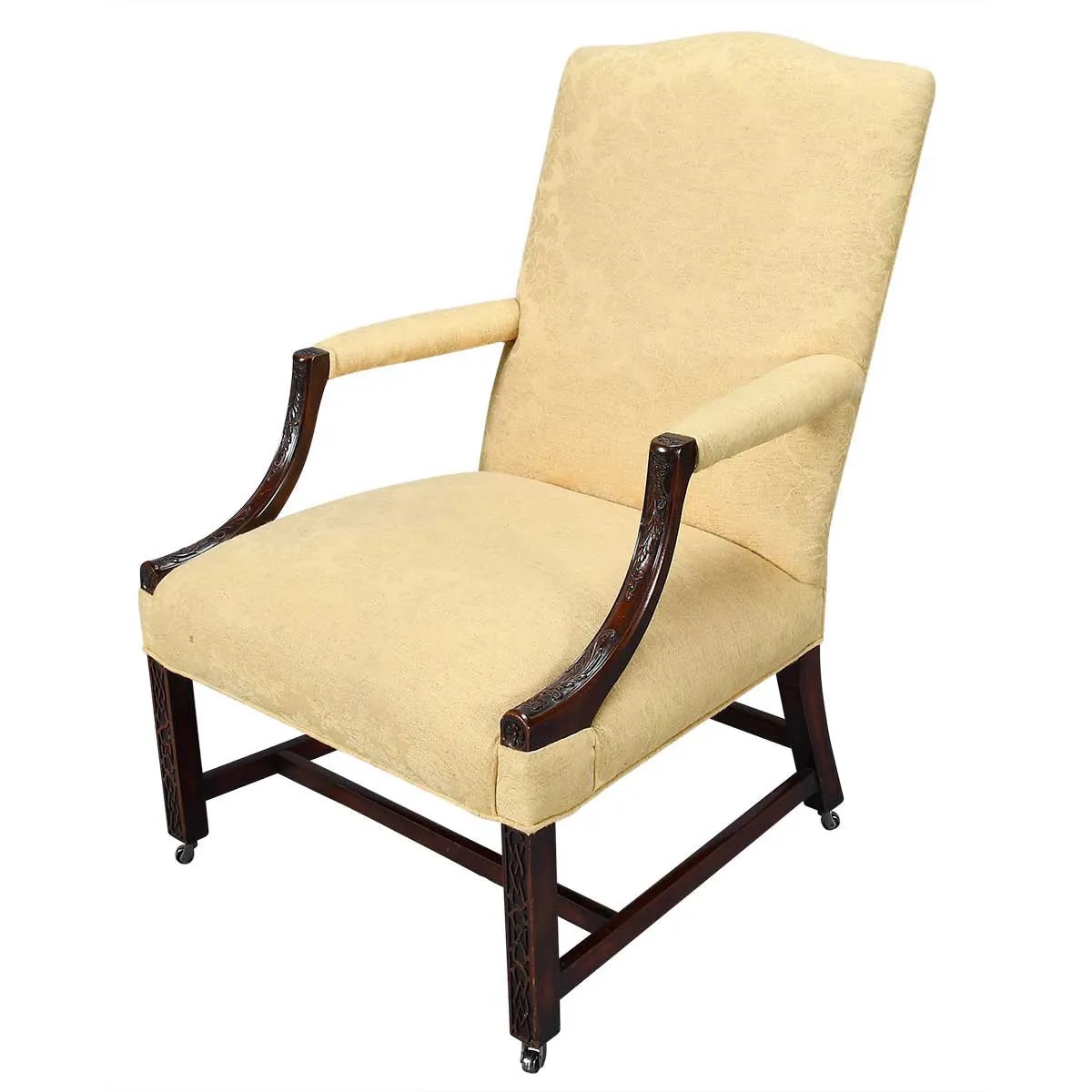 Pair of Mahogany Library Chairs