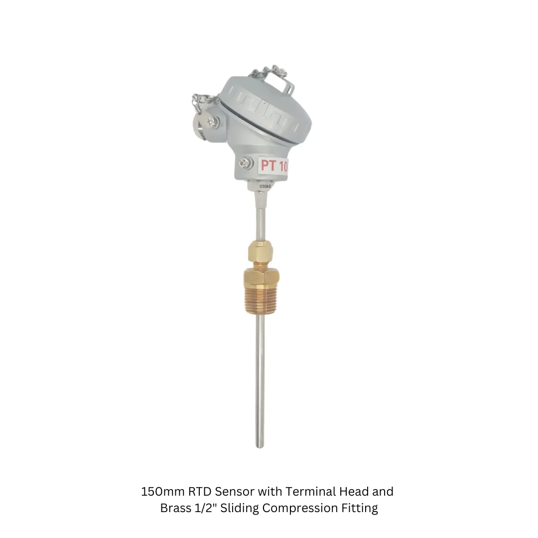 RTD Sensors with Large Terminal Head & Temperature Transmitter