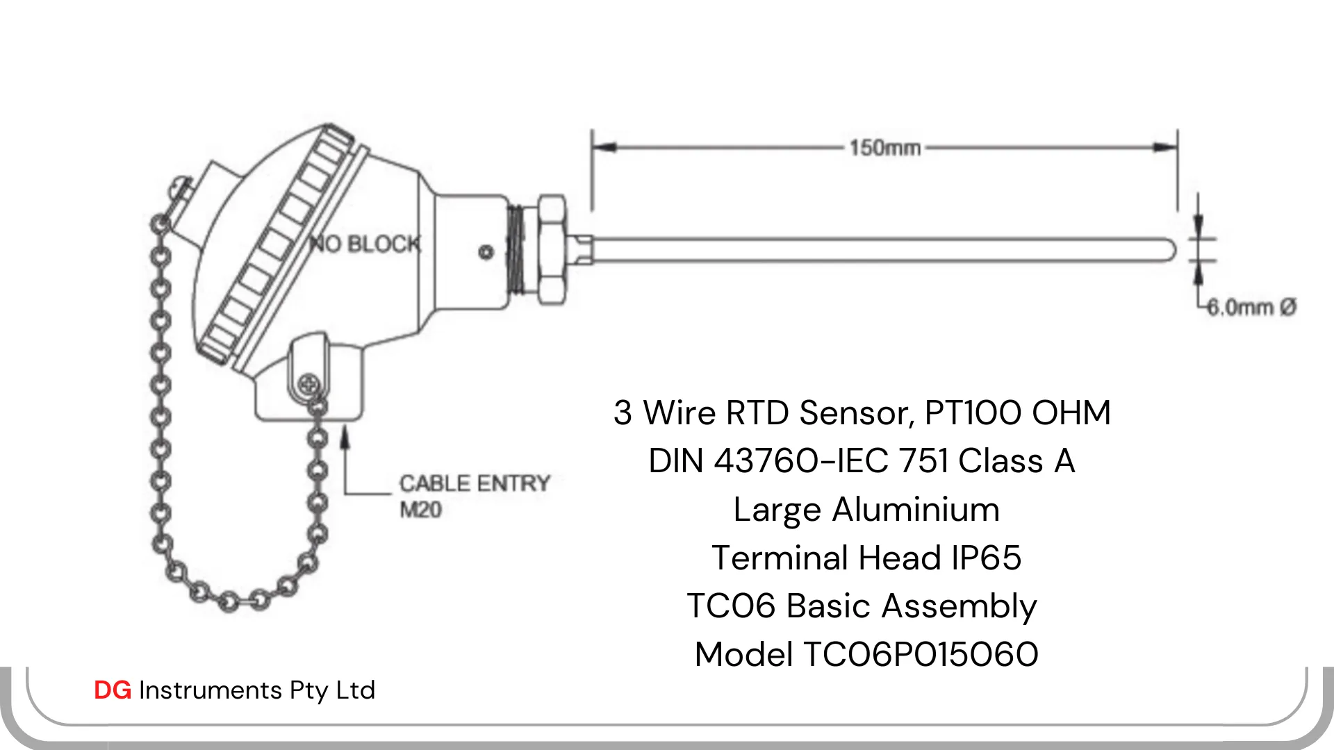 RTD Sensors with Large Terminal Head & Temperature Transmitter