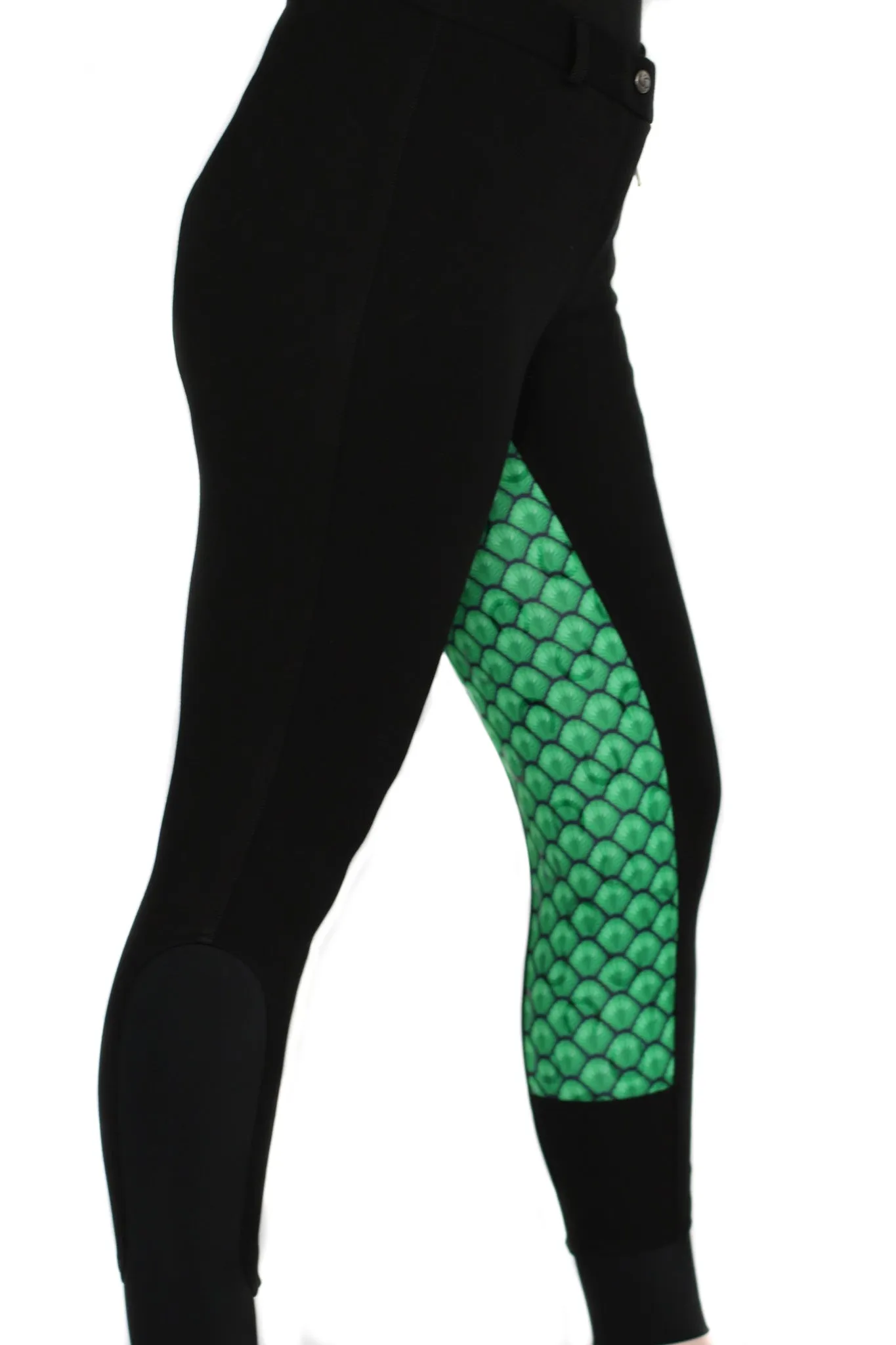 Signature Mid-Waist Breech | Black   Mermaids