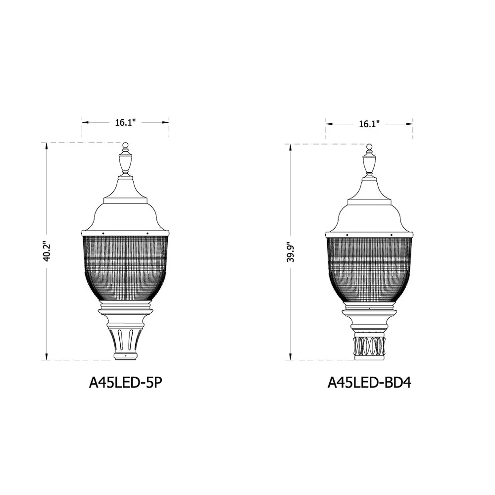 Sternberg Lighting A45LED Palmetto